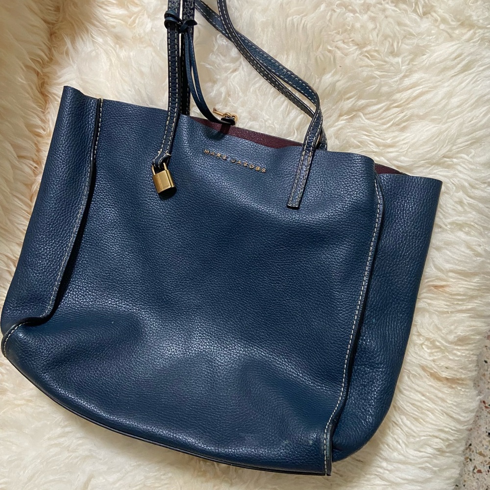 Marc Jacobs large blue designer bag